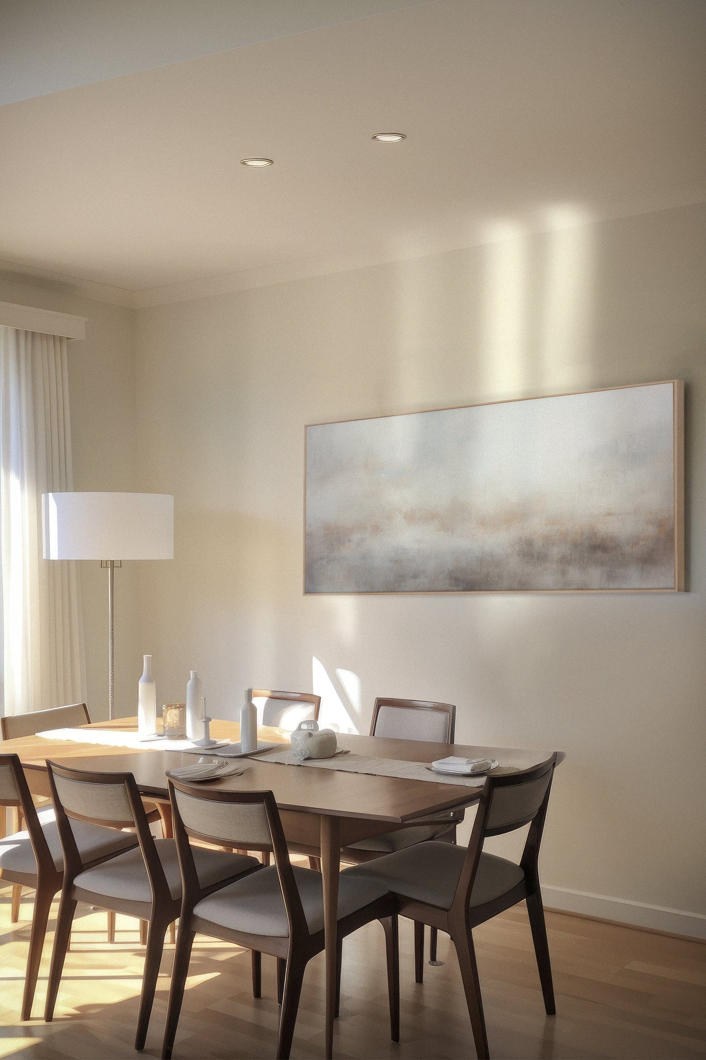 Earthen Mist, stretched canvas artwork