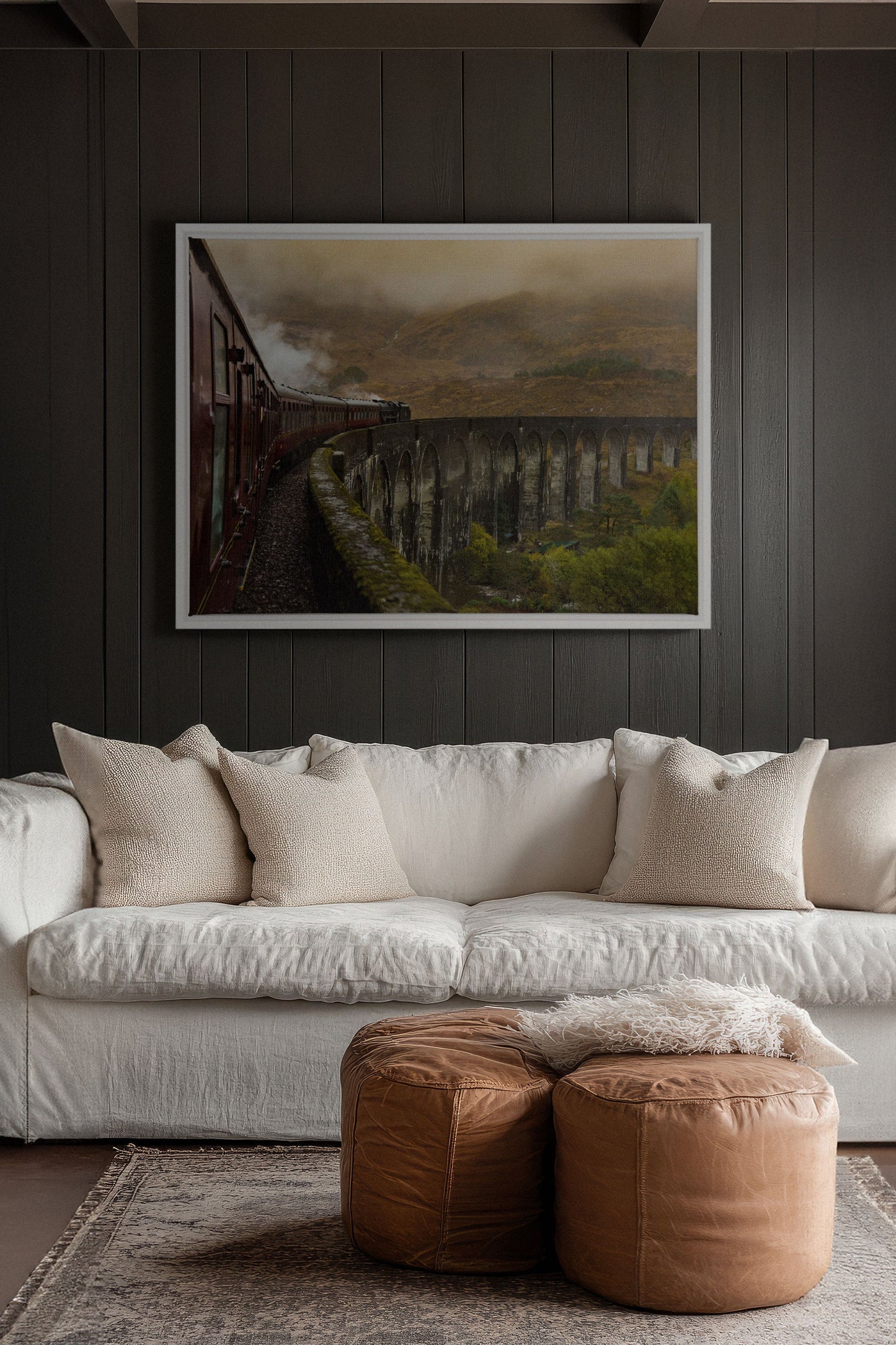 ROUTE DU MYSTÈRE, Werk auf gespannter Leinwand