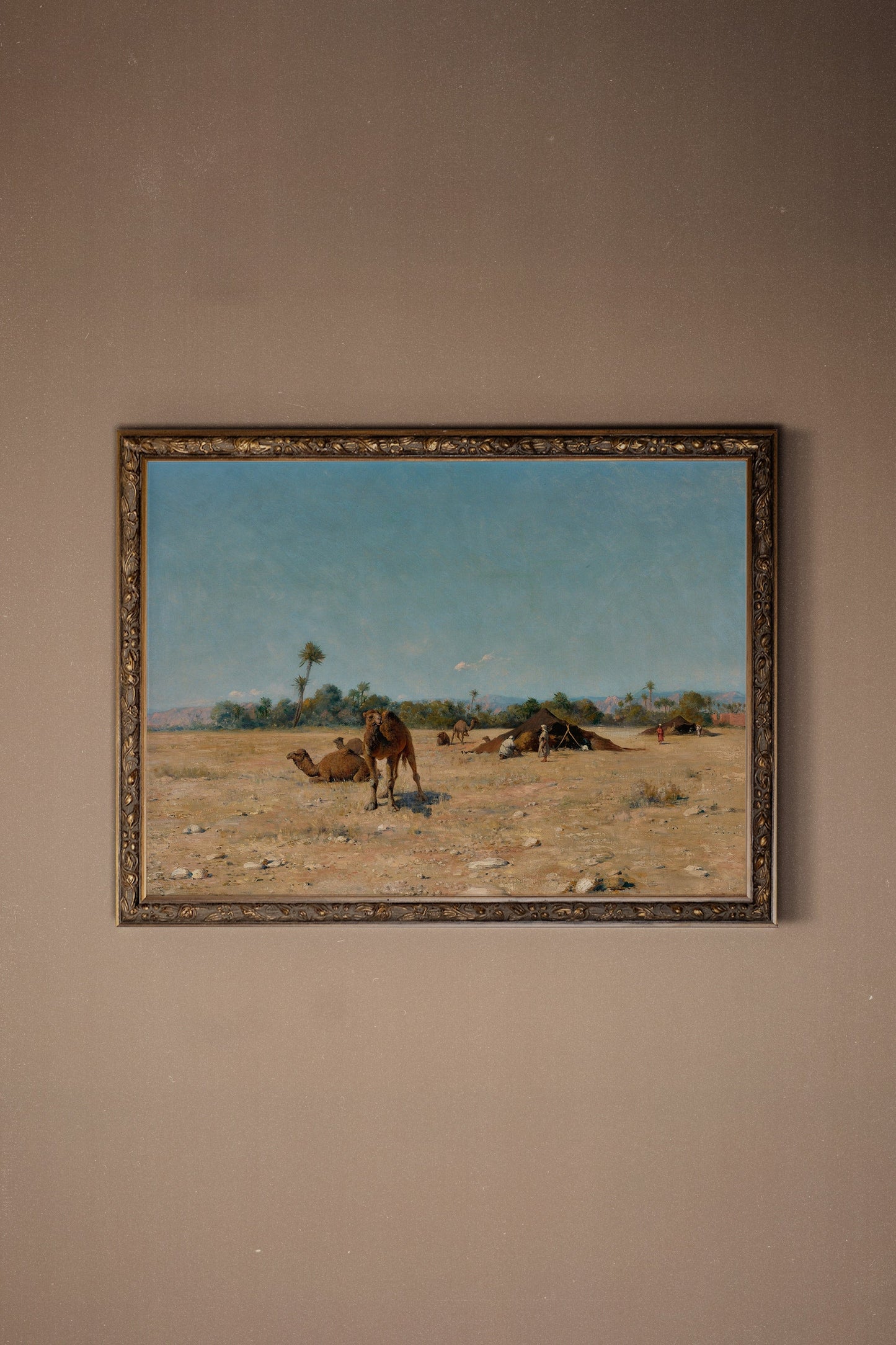 HALTE AU SOLEIL, CADRE VINTAGE BRONZE