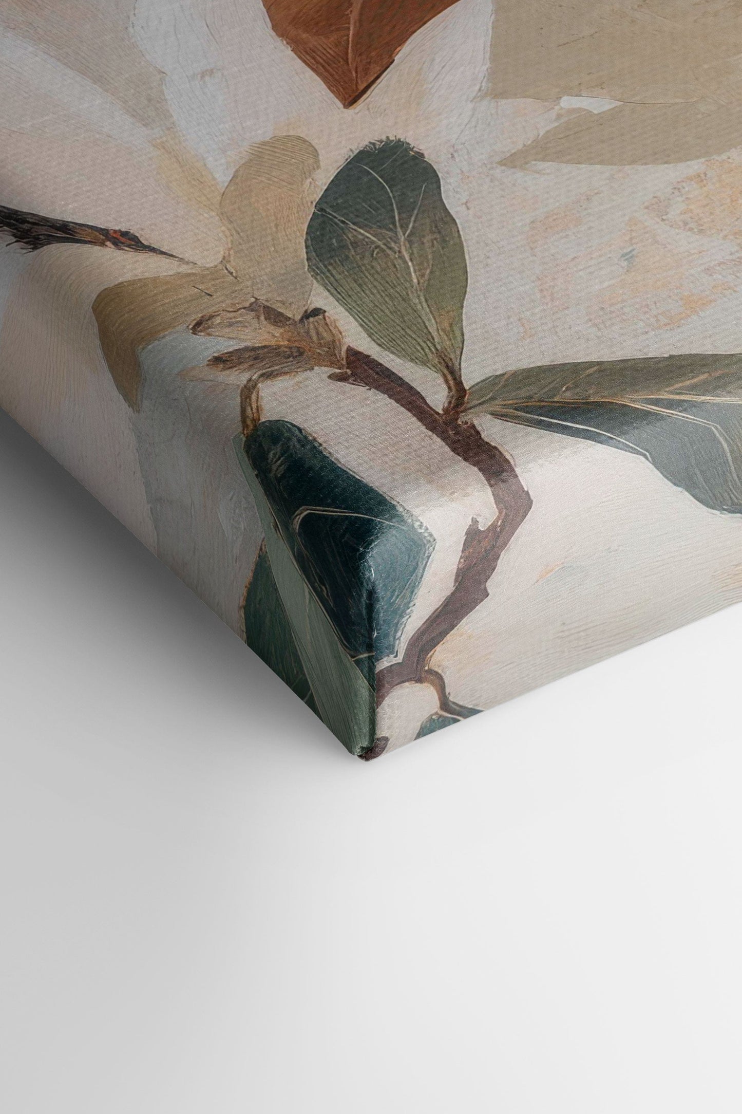 MAGNOLIENBLÜTEN, Kunstwerk auf gespannter Leinwand