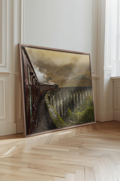 ROUTE DU MYSTÈRE, Werk auf gespannter Leinwand