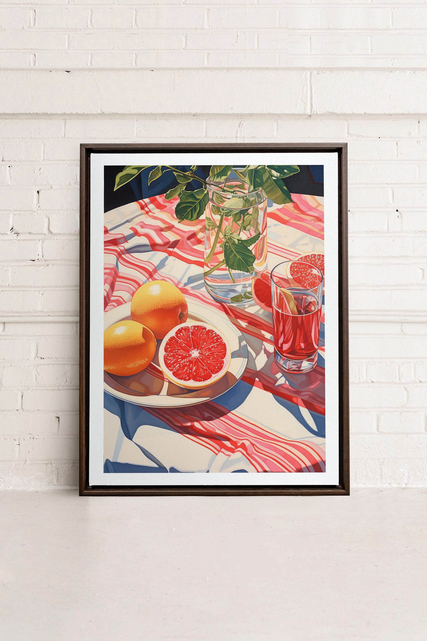 PICKNICK-OASE, Kunstwerk auf gespannter Leinwand