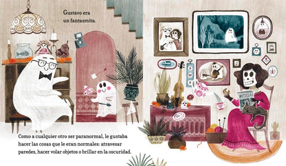 Gustavo, el fantasmita tímido: (Un cuento ilustrado de Halloween para niños de 3 a 7 años - Celebrando la amistad, el valor y las tradiciones culturales)