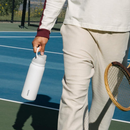 Owala FreeSip Insulated Stainless Steel Water Bottle with Straw, BPA-Free Sports Water Bottle, Great for Travel, 32 Oz, Crown Jewel 🍁 All In One Marketplace Canada