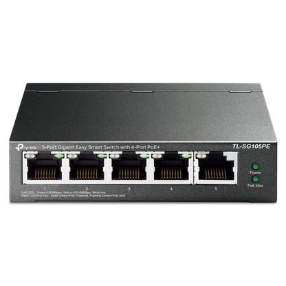 TP-Link 5–Port Gigabit PoE Switch, 4 PoE+ Ports @65W, Easy Smart (TL-SG105P) 🍁 All In One Marketplace Canada
