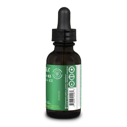 Organika Vitamin D3 + K2 (MK7) Liquid Drops 30 ml, 600-day Supply 🍁 All In One Marketplace Canada