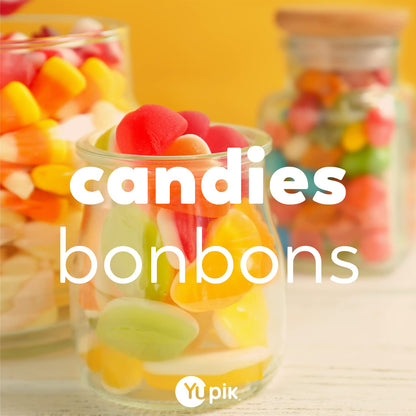 Yupik Finnish Soft Black Licorice Bites, 1 kg, Soft & Chewy Candy, Original Sweet Licorice Flavor, Fun Treat, Delicious Snack, Halloween Treats, Ideal for Gifting & Holidays