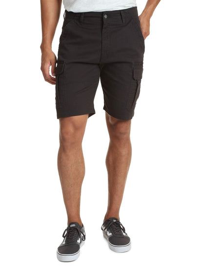 Wrangler Authentics Men's Classic Cargo Stretch Short, Black Twill, 34 🍁 All In One Marketplace Canada