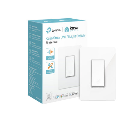 Kasa Smart Light Switch HS200, Single Pole, Needs Neutral Wire, 2.4GHz Wi-Fi Light Switch Works with Alexa and Google Home, UL Certified, No Hub Required, White ( Packaging May Vary ) 🍁 All In One Marketplace Canada