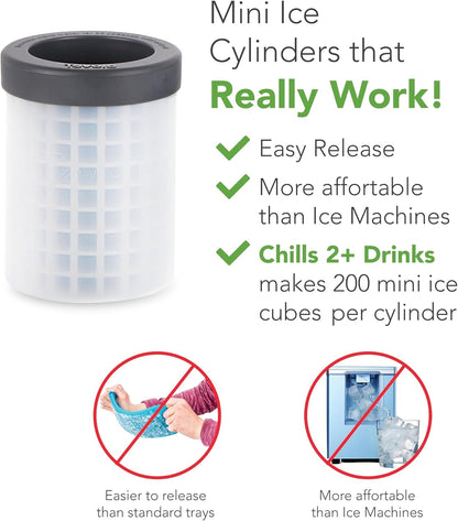 Tovolo Mini Ice Cylinder- Squeeze & Release- Set of 2, 1000422 🍁 All In One Marketplace Canada