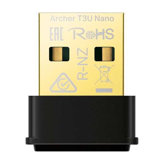 TP-Link Nano USB WiFi Adapter for PC(Archer T3U Nano)-AC1300 2.4G/5G Dual Band Wireless Network Adapter for Desktop PC, Mini Travel Size, Supports Windows 11,10, 8.1, 8, 7 / Mac OS X 10.15 or Earlier 🍁 All In One Marketplace Canada