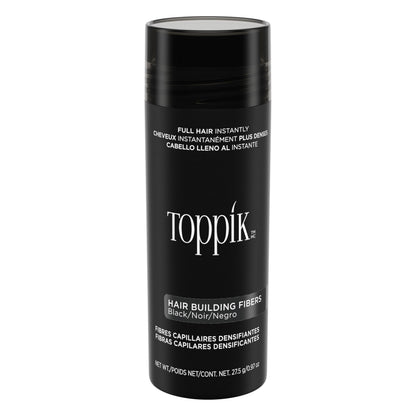 TOPPIK Hair Building Fibers, Black, VALUE SIZE 27.5 g, Fill In Fine or Thinning Hair, Instantly Thicker Looking, Multiple Shades for Men & Women 🍁 All In One Marketplace Canada