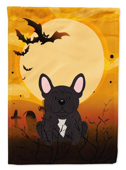 Caroline's Treasures BB4275GF Halloween French Bulldog Brindle Garden Size Flag, Small, Multicolor