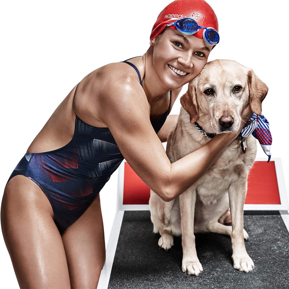 Speedo Unisex Adult Swim Goggles Vanquisher 2.0 - White/Navy, One Size 🍁 All In One Marketplace Canada