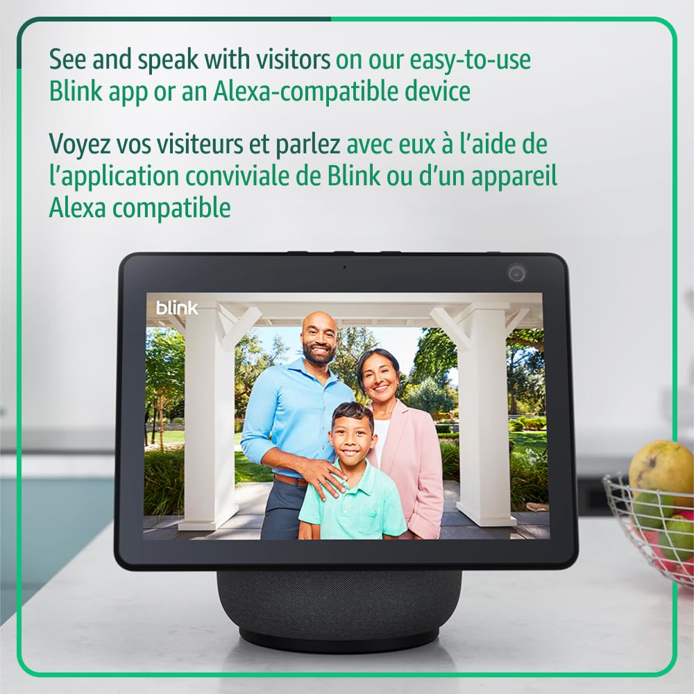 Blink Video Doorbell – Head-to-toe HD view, two-year battery life, and simple setup. Required Sync Module not included – Add-On (Black) 🍁 All In One Marketplace Canada