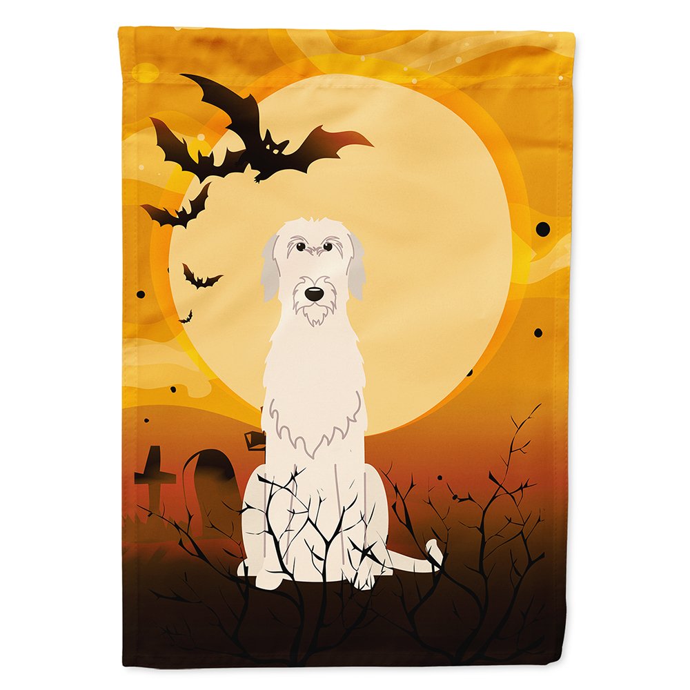 Caroline's Treasures BB4331CHF Halloween Irish Wolfhound Flag Canvas House Size, Large, Multicolor