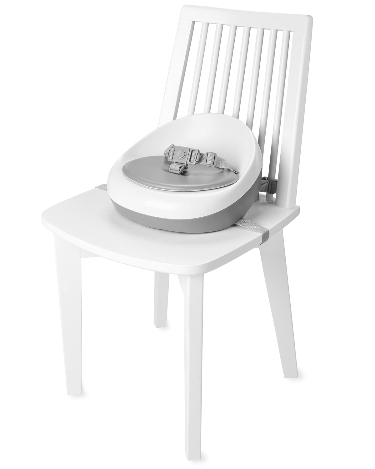 Skip Hop Booster Seat for Dining Table, Sleek Seat Booster, Grey/White 🍁 All In One Marketplace Canada