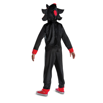 Sonic Shadow Costume for Kids, Officially Licensed Sonic The Hedgehog Halloween Costume Outfit, Size (7-8)
