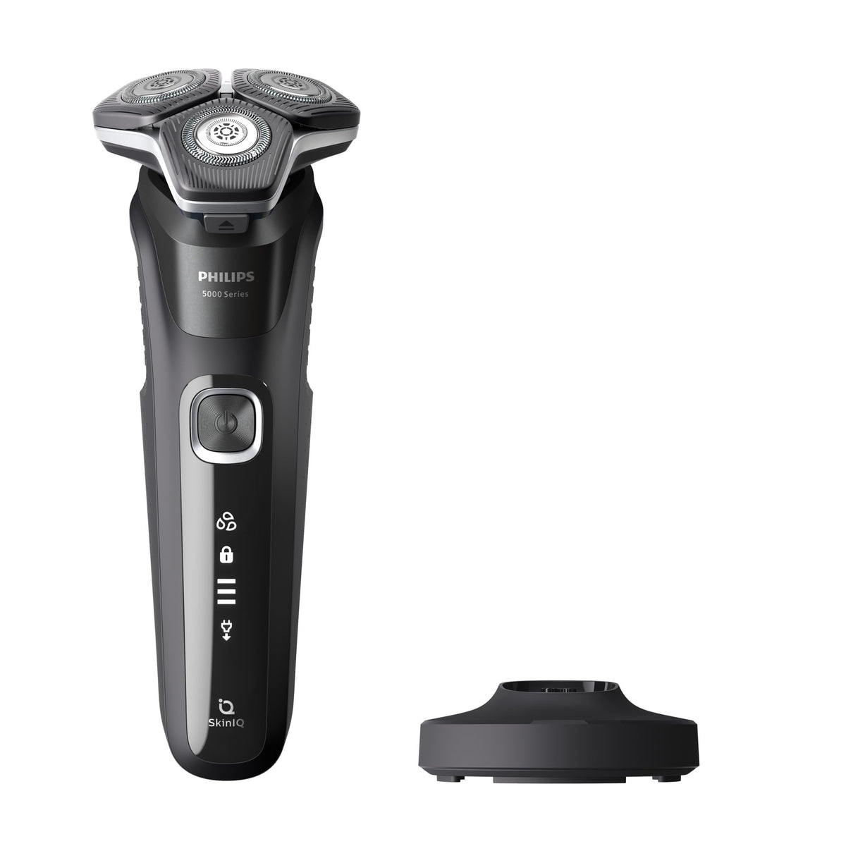 Philips Shaver Series 5000, Wet & Dry Electric Shaver, with SkinIQ Technology, Pop-up Trimmer, Charging Stand, Deep Black, Model S5898/25 🍁 All In One Marketplace Canada