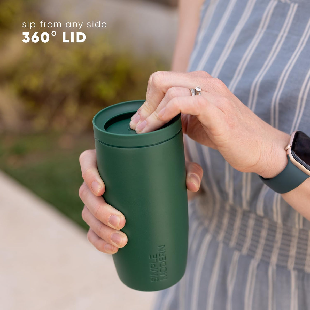 Simple Modern Halloween Travel Coffee Mug 360° Lid | 16oz | Leaves