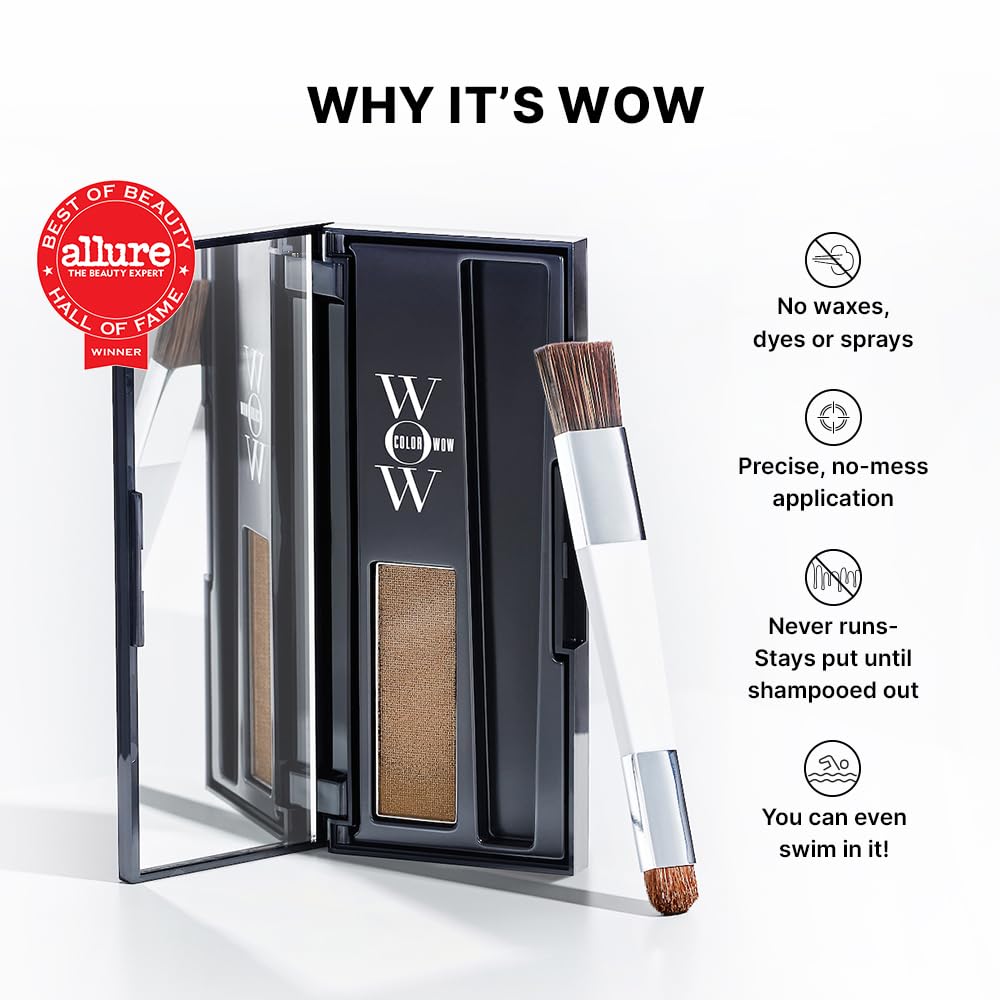 COLOR WOW Root Cover Up Hair Color Refresher, Light Brown, 0.07 lb. 🍁 All In One Marketplace Canada