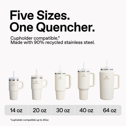 STANLEY Quencher H2.0 Flow State Tumbler, 40 oz, Hot Coral 🍁 All In One Marketplace Canada