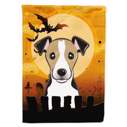 Caroline's Treasures BB1819CHF Halloween Jack Russell Terrier Canvas House Size Flag, Multicolor, Large