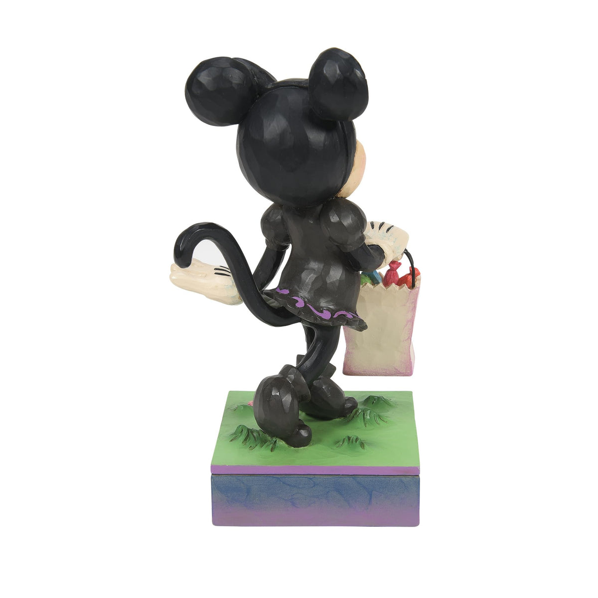 Enesco Disney Traditions by Jim Shore Halloween Minnie Mouse in Black Cat Costume Figurine, 6.125 Inch, Multicolor