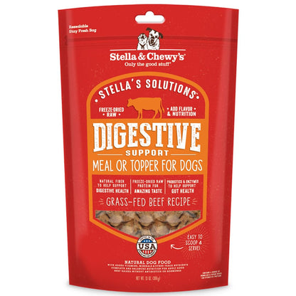 Stella & Chewy's Stella's Solutions Digestive Support Grass-Fed Beef Dinner Morsels Freeze-Dried Raw Dog Food, 368g 🍁 All In One Marketplace Canada