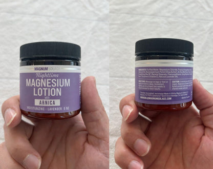 Nighttime Magnesium Lotion with Arnica – Highly Concentrated Magnesium for Muscles & Joints – Apply to Legs or Feet Before Bed – Skin-Friendly 🍁 All In One Marketplace Canada