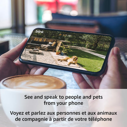 Blink Outdoor 4 – Wireless smart security camera, two-year battery life, 1080p HD day and infrared night live view, two-way talk. Sync Module Core included – 2 camera system 🍁 All In One Marketplace Canada