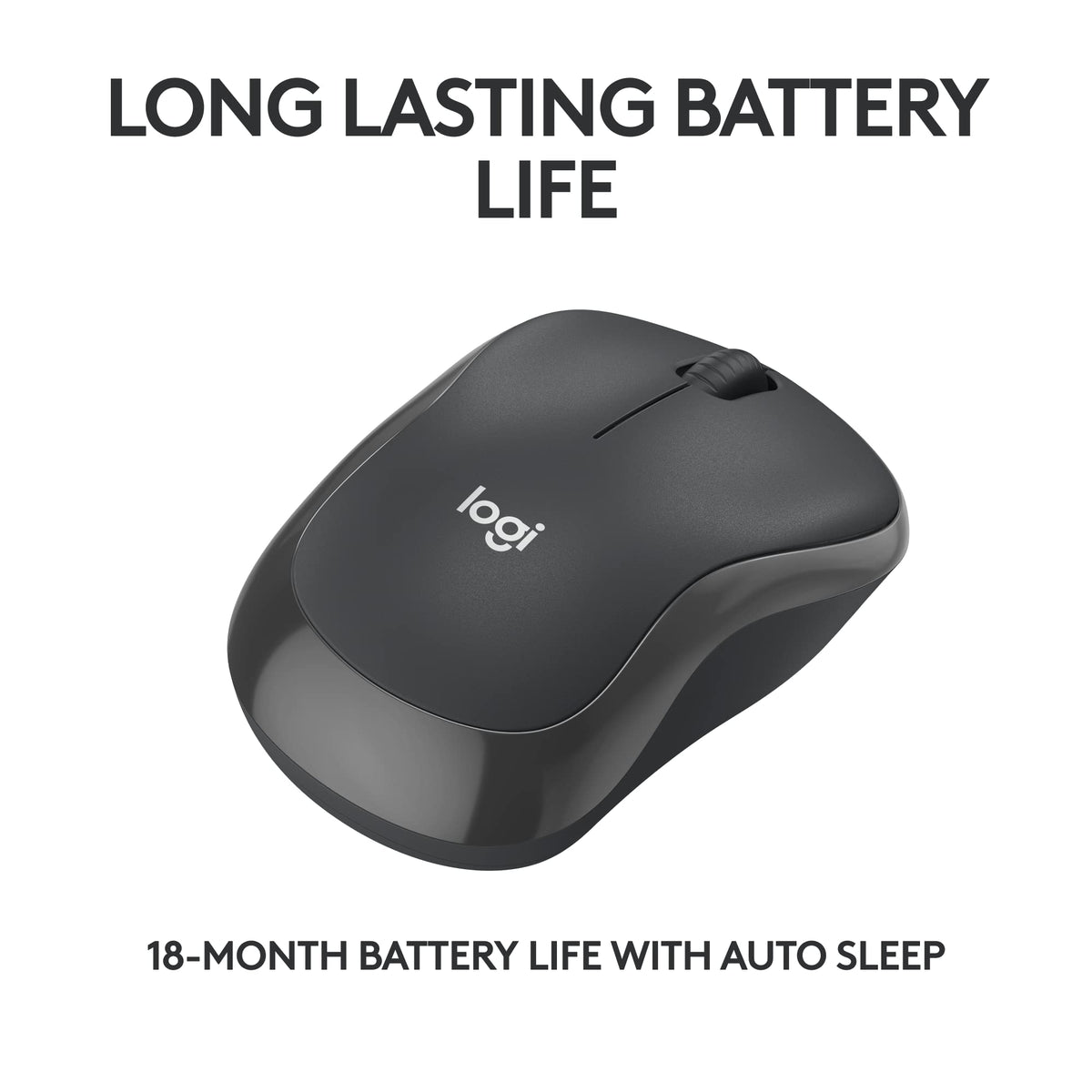 Logitech M240 Silent Bluetooth Mouse, Wireless, Compact, Portable, Smooth Tracking, 18-Month Battery, for Windows, macOS, ChromeOS, Compatible with PC, Mac, Laptop, Tablets - Graphite 🍁 All In One Marketplace Canada