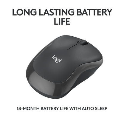Logitech M240 Silent Bluetooth Mouse, Wireless, Compact, Portable, Smooth Tracking, 18-Month Battery, for Windows, macOS, ChromeOS, Compatible with PC, Mac, Laptop, Tablets - Graphite 🍁 All In One Marketplace Canada