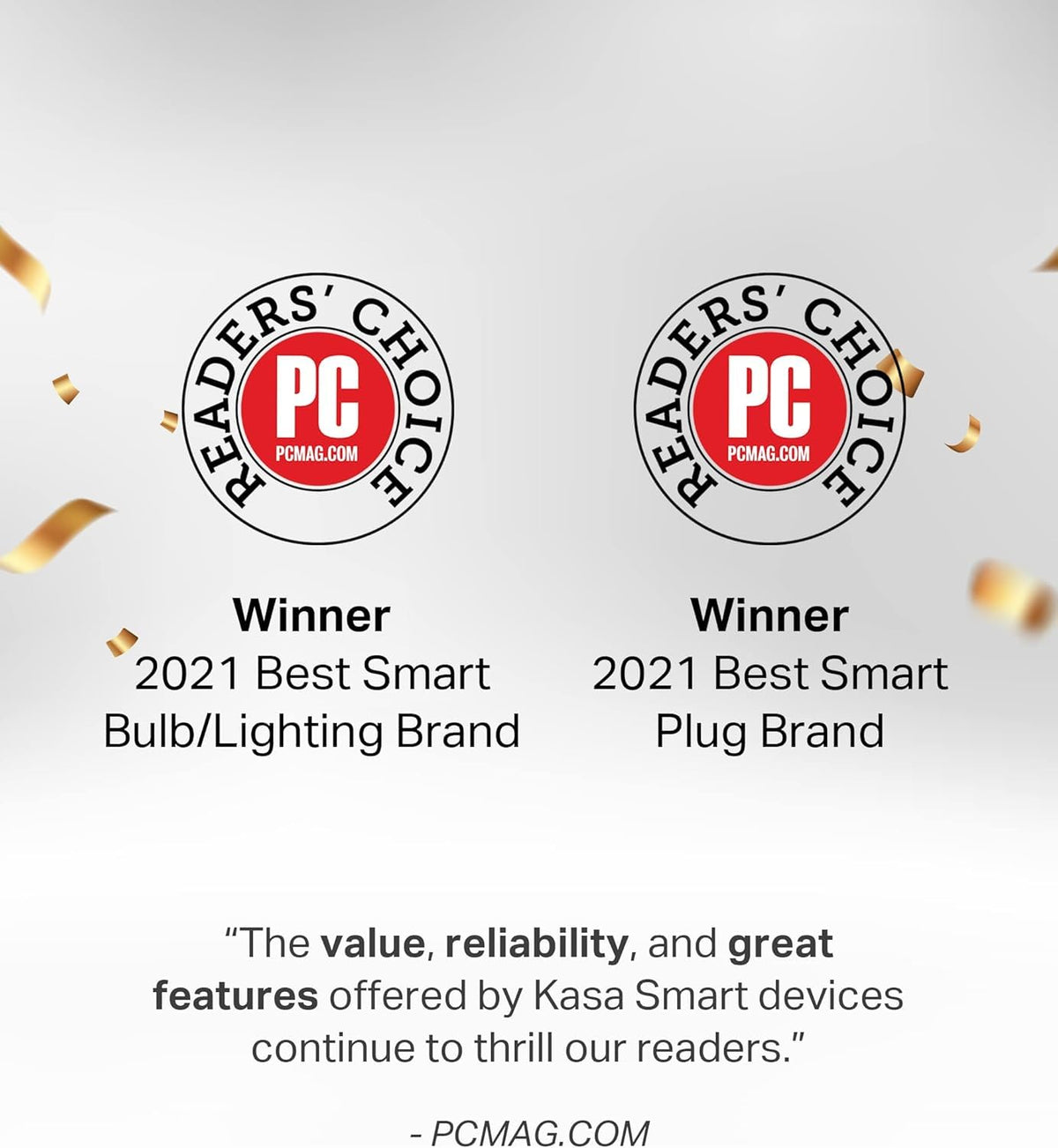 Kasa Smart Light Bulbs, Full Colour Changing Dimmable Smart WiFi Bulbs Compatible with Alexa and Google Home, A19, 9W 800 Lumens,2.4Ghz only, No Hub Required, 2-Pack (KL125P2), Multicolour 🍁 All In One Marketplace Canada