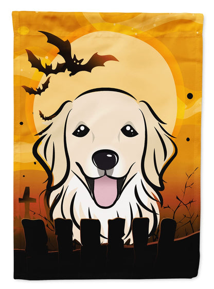 Caroline's Treasures BB1763GF Halloween Golden Retriever Garden Size Flag, Small, Multicolor