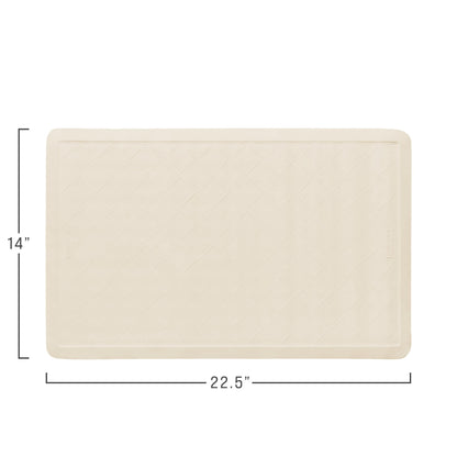Rubbermaid Commercial Products Bath Tub and Shower Mat | Medium - 14 x 24 in. | White | Machine Washable | Safti-Grip Non-Slip Bathroom Mat with Suction Cups for Home/Hotel/Shower/Bathtub 🍁 All In One Marketplace Canada