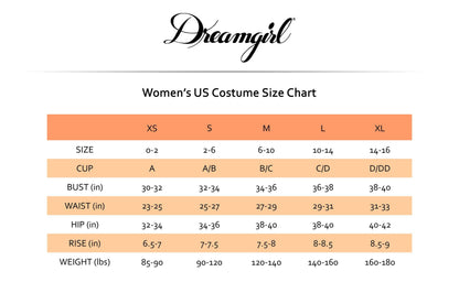 Dreamgirl Adult Cheerleader Costume, Womens Cheer Team USA Halloween Costume Small