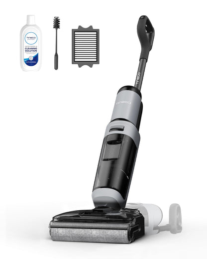 Tineco Floor ONE i5 Stretch Wet Dry Vacuum Cleaner,Vacuum & Mop in One Step,180° Lay-Flat Design,Anti-Tangle Design,Dual-Sided Edge Cleaning,Up to 30* Minutes Runtime,Large-Capacity Water Tanks 🍁 All In One Marketplace Canada