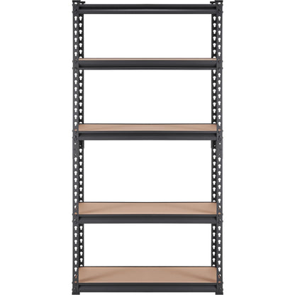 VEVOR Storage Shelving Unit, 5-Tier Adjustable, 2000 lbs Capacity, Heavy Duty Garage Shelves Metal Organizer Utility Rack, Black, 30" L x 12" W x 60" H for Kitchen Pantry Basement Bathroom Laundry 🍁 All In One Marketplace Canada