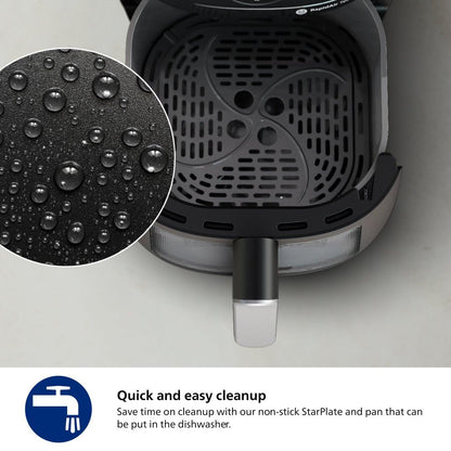 Philips 2000 Series Airfryer, RapidAir Technology, 13-in-1 Ways to Cook, 4.2L Capacity, Healthier Meals Up to 90% Less Fat, Easy to Clean, Dishwasher Safe, Touchscreen Control, HomeID App (NA221/00) 🍁 All In One Marketplace Canada