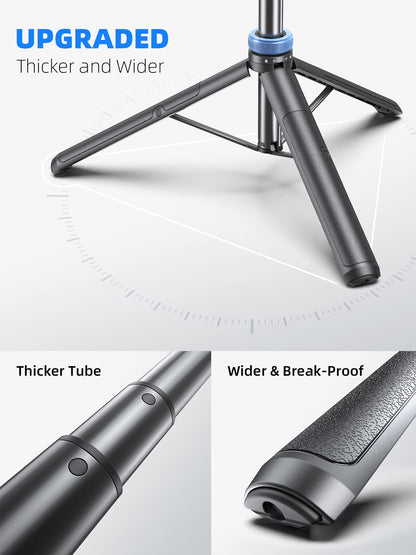 Kaiess 62" Phone Tripod, Selfie Stick Tripod & Phone Tripod Stand with Remote, Cell Phone Tripod for iPhone, Extendable Travel Tripod Compatible with iPhone/Android/Camera 🍁 All In One Marketplace Canada
