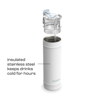 Bubba 24 oz Dualsip Water Bottle with Straw & 2-Way Lid | Leakproof Metal Tumbler | Insulated Stainless Steel | Reusable | Lightweight | Dishwasher Safe | Lead & BPA-Free | Fresh Kicks 🍁 All In One Marketplace Canada
