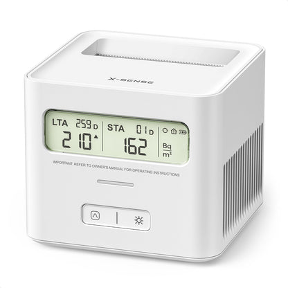 X-Sense Radon Detector for Home with LCD, Battery Powered, White 🍁 All In One Marketplace Canada