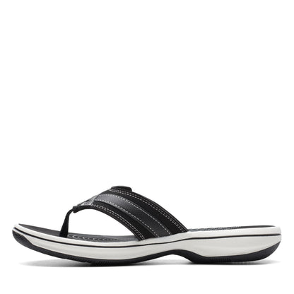 Clarks Cloudsteppers Women's Breeze Sea Flip-Flop, Black Synthetic, 9 Medium US 🍁 All In One Marketplace Canada