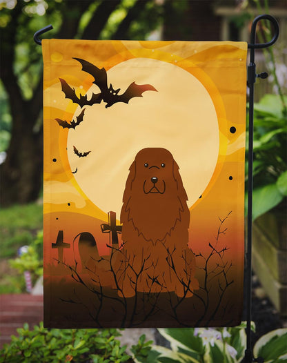 Caroline's Treasures BB4316GF Halloween Caucasian Shepherd Dog Flag Garden Size, Small, Multicolor