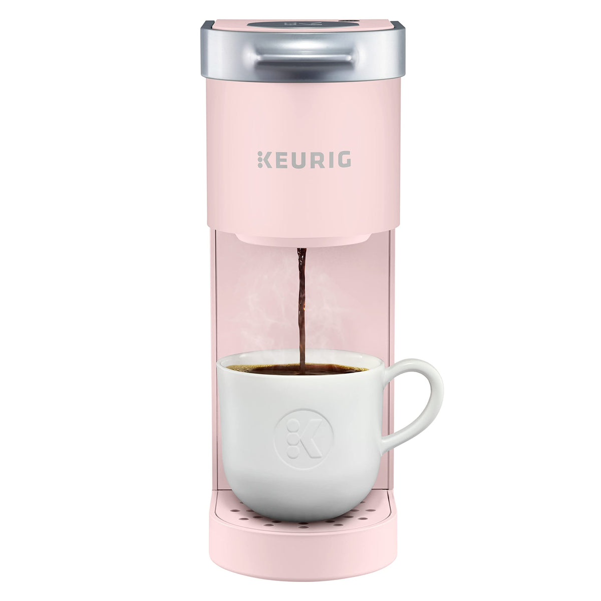 Keurig K-Mini Single Serve K-Cup Pod Coffee Maker, Featuring An Ultra-sleek Design, Dusty Rose 🍁 All In One Marketplace Canada