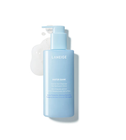 LANEIGE Water Bank Gentle Gel Cleanser: pH-Balanced & Barrier-Boosting with Blue Hyaluronic Acid 🍁 All In One Marketplace Canada