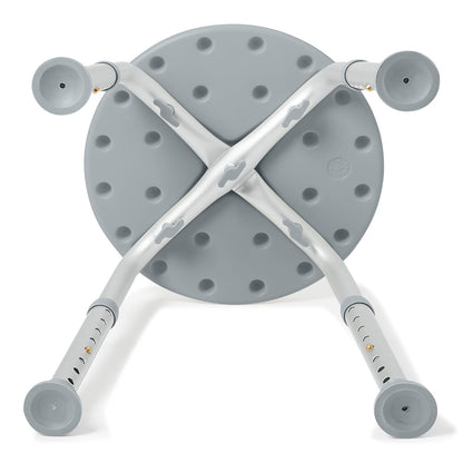 Medline Round Shower Stool, Gray, Tool-Free Assembly, 300lb Capacity 🍁 All In One Marketplace Canada