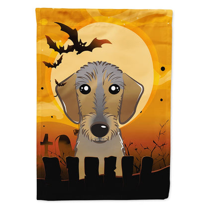 Caroline's Treasures BB1791CHF Halloween Wirehaired Dachshund Canvas House Size Flag, Multicolor, Large