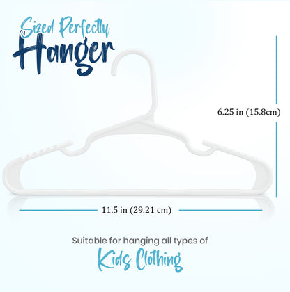 Utopia Home Kids Hangers - Plastic Baby Hangers for Closet - Childrens Hangers for Clothes & Infant Hangers for Closet - Ideal for Everyday Standard Use (White, Pack of 60) 🍁 All In One Marketplace Canada